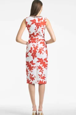 Sachin & Babi Sleeveless|Orange<Anna Dress -