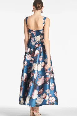 Sachin & Babi Tea-Lenght|Prints<Audrey Gown -