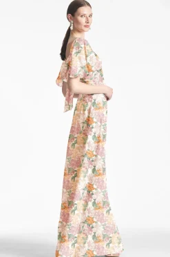 Sachin & Babi Champagne|Prints<Aurora Gown -