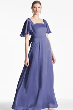 Sachin & Babi Blue|Champagne<Aurora Gown -