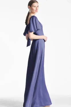 Sachin & Babi Blue|Champagne<Aurora Gown -