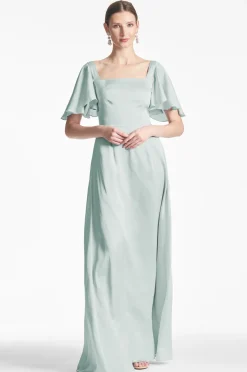 Sachin & Babi Green|Champagne<Aurora Gown -