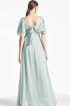 Sachin & Babi Green|Champagne<Aurora Gown -