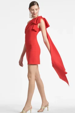 Sachin & Babi One Shoulder|Crepe<Bella Dress -