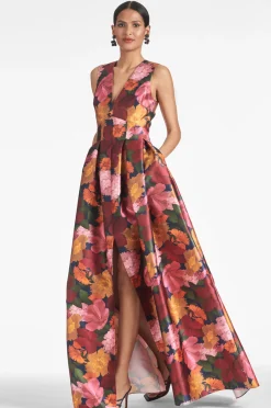 Sachin & Babi Evening|Evening<Brooke Gown -