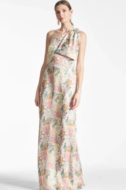 Sachin & Babi Champagne|Prints<Chelsea Gown -