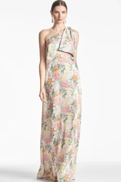 Sachin & Babi Champagne|Prints<Chelsea Gown -