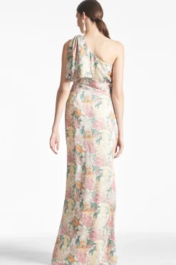 Sachin & Babi Champagne|Prints<Chelsea Gown -
