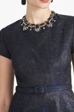 Sachin & Babi Cap Sleeve|Black<Fallon Dress - Black/Midnight