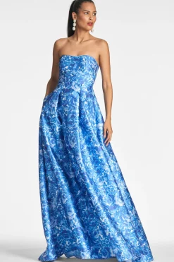 Sachin & Babi Evening|Evening<Giovanna Gown -