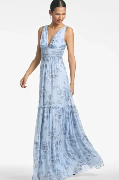 Sachin & Babi Daytime|Warm Weather<Justine Gown -