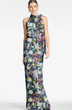 Sachin & Babi Blue|Champagne<Kayla Gown -