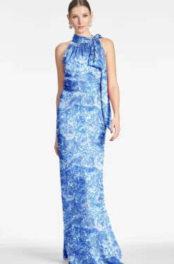 Sachin & Babi Blue|Champagne<Kayla Gown -