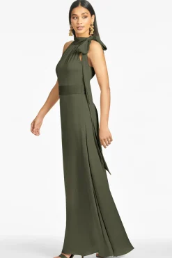 Sachin & Babi Green|Green<Kayla Gown -