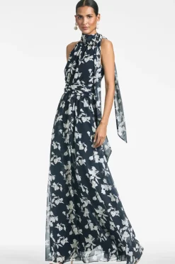 Sachin & Babi Blue|Prints<Kayla Gown -