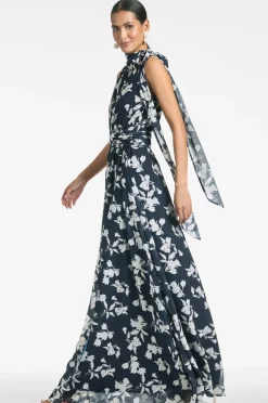Sachin & Babi Blue|Prints<Kayla Gown -