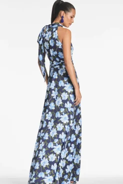 Sachin & Babi Blue|Champagne<Kayla Gown -