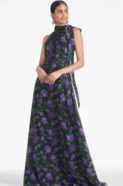 Sachin & Babi Champagne|Prints<Kayla Gown -