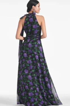 Sachin & Babi Champagne|Prints<Kayla Gown -