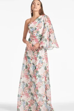 Sachin & Babi Champagne|Prints<Keely Gown -