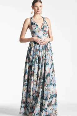 Sachin & Babi Daytime|Warm Weather<Kenzia Gown -
