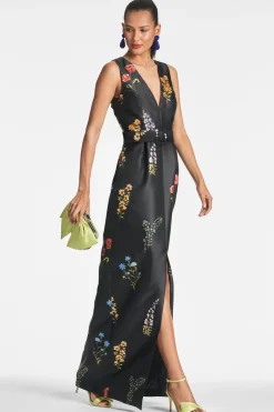 Sachin & Babi Evening|Column<Marsden Gown -