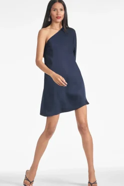 Sachin & Babi Evening|One Shoulder<Mena Dress -