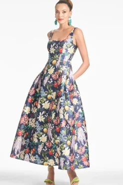 Sachin & Babi Tea-Lenght|Blue<Mia Gown -