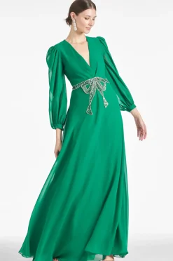 Sachin & Babi Winter|Winter<Ramsey Gown -