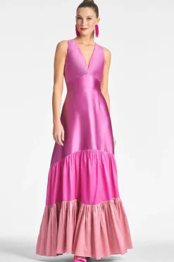 Sachin & Babi Evening|Black-Tie<Rori Gown - Fuchsia/Multi