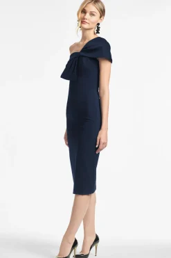 Sachin & Babi One Shoulder|Crepe<Sandra Dress -