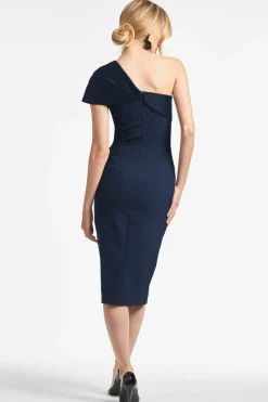 Sachin & Babi One Shoulder|Crepe<Sandra Dress -