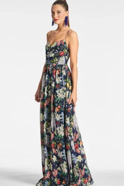 Sachin & Babi Blue|Champagne<Sienna Gown -