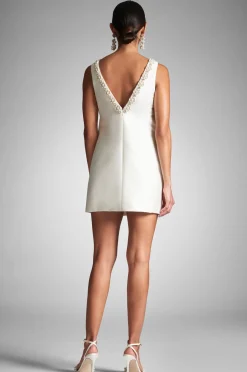 Sachin & Babi Bridal Shower|Engagement Party<Sylvie Dress - Off White