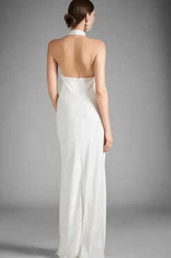 Sachin & Babi A-Line|Engagement Party<Venus Gown -