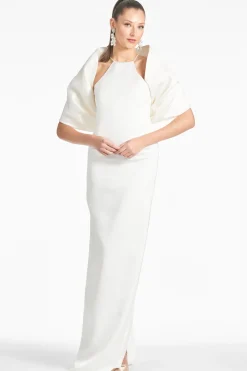 Sachin & Babi A-Line|Engagement Party<Venus Gown -