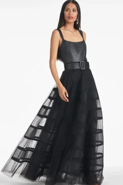 Sachin & Babi Ball Gowns|Black<Veruca Gown -
