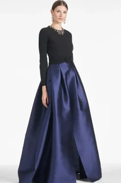 Sachin & Babi Winter|Winter<Victoria Gown - Black/Navy